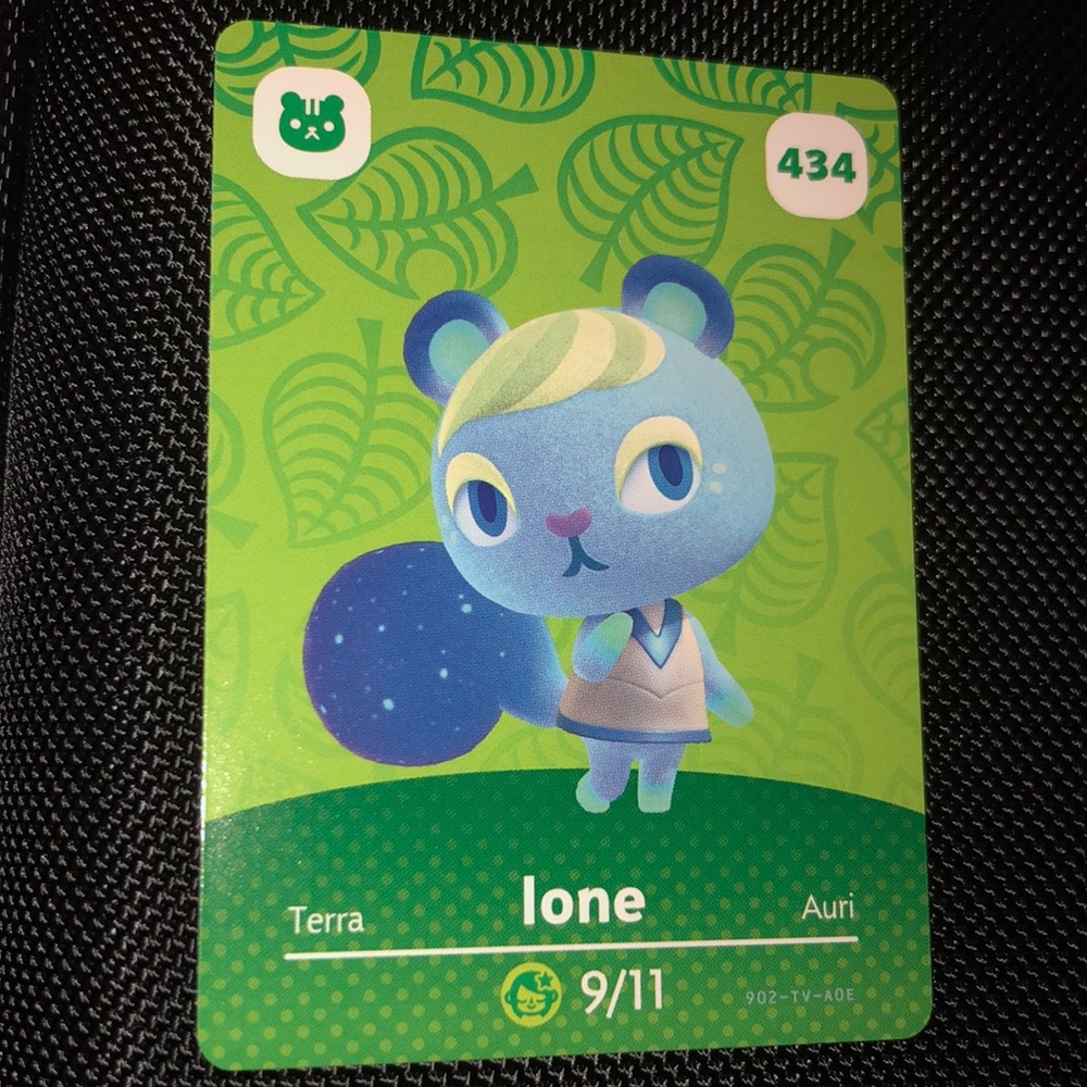 Animal Crossing amiibo- Ione - card number 434